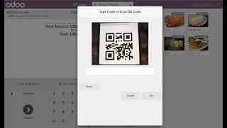 Odoo POS QR code scanner