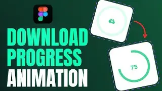 How to Create Circular Progress Bar ANIMATION in Figma | Figma Tutorial
