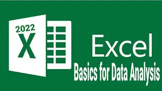 Excel Basics for Data Analysis full Tutorial 2022