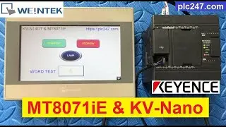 Keyence KV-Nano & Weintek MT8071iE Connection Tutorial