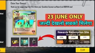 Annihilator Bundal And Custom Card Redeem Code | 23 June Redeem Code Free Fire | Today Redeem code