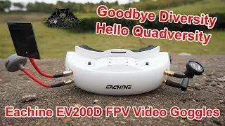 Eachine EV200D The Best Quadversity Video Receiver FPV Video Goggles