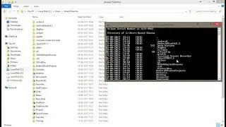 Basic commands used in command prompt