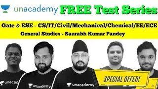 FREE Test Series for GATE and ESE| FREE Test Series for GATE 2021|Unacademy GATE and ESE Test Series