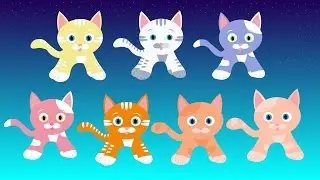 Seven Kittens - Little Blue Globe Band - a lullaby for babies, toddlers, children, and grown-ups