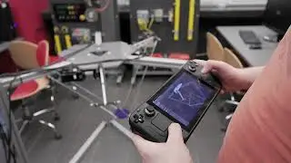 Delta robot - linear and circular move with steam deck, slow velocity