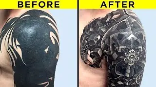 Most Creative Tattoo Cover Ups