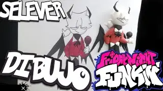 COMO DIBUJAR A SELEVER DE FNF | FÁCIL | PASO A PASO | how to draw SELEVER | FRIDAY NIGHT FUNKIN