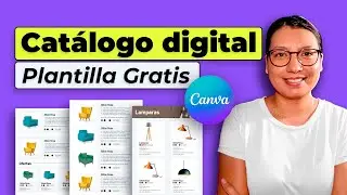 Cómo Hacer un Catálogo Digital en Canva Gratis con Plantilla de REGALO 2024