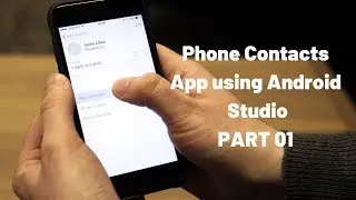 #1 Display Phone Contacts App using Java Android Studio
