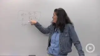 Finding the Slope of a Line from 2 Points