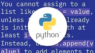 Create an empty list with certain size in Python