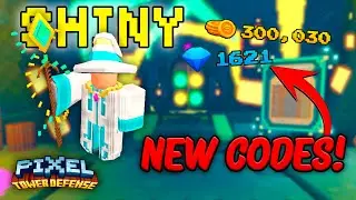 HOW TO GET SHINY?! + NEW CODES | Pixel Tower Defense