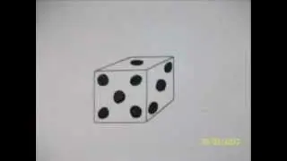 drawing easily a dice in 1 minute