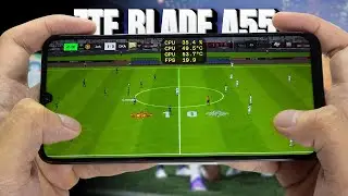 ZTE Blade A55 test game EA SPORTS FC MOBILE 24 | Unisoc SC9863A