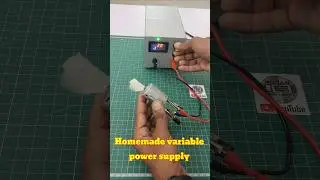 DIY Homemade Variable Power Supply #powersupply #sorts #tranding #ytshorts