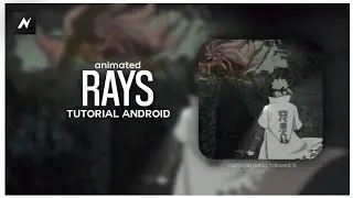 Animated Rays effect - Tutorial Alight motion