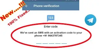 Telegram Verification, OTP / Confirmation Code Not Receiving Problem