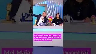 Mel Maia reage ao encontrar mulher com a mesma roupa que ela em evento inesperada #ahoradavenenosa