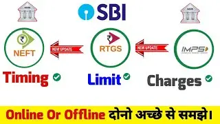 Sbi Neft Rtgs Imps Limit And Charges ? RTGS NEFT IMPS