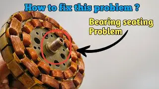 How to fix ceiling fan bearing loose problem ? |Are you Learn motor mechanic watch this video