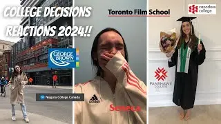 COLLEGE DECISIONS REACTIONS 2024!! + Announcing the one I chose!