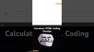 Coding html calculator using Ai tools Chat Gpt 