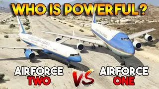 GTA 5 ONLINE : PRESIDENT AIRFORCE ONE VS VICE PRESIDENT AIRFORCE TWO (WHICH IS BEST PLANE?)