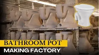 The Amazing Process Behind Making Anglo European Toilet Seat Pots | How The Production Line Works