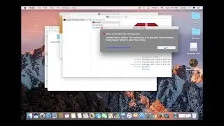 We've encountered the following issues error on Mac OS