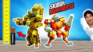 Hice a 2 Mini Titanes Skibidi: Lego Titanes Drillman, Clockman ⚙️⏱️