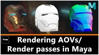 HOW TO RENDER AOVs IN MAYA WITH ARNOLD | PASSES RENDERING | VFX VIBE