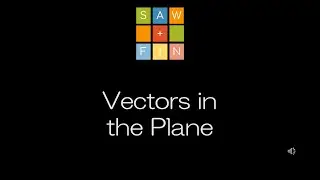 Precalculus 6.3 Vectors in the Plane