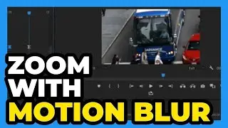 Premiere Pro ： How to Zoom with Motion Blur 2024