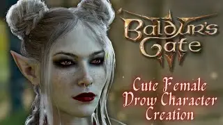 Baldur's Gate 3 | Female Drow Character Creation Tutorial (No Mods)