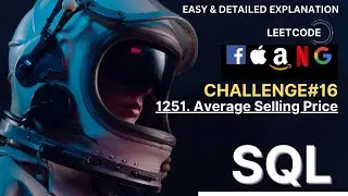 FAANG TASK#16 - Average Selling Price | LEETCODE | TUITIONS TONIGHT