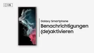 How to: Wie verwalte ich Benachrichtigungen auf meinem Galaxy Smartphone? | Samsung