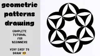 Easy Geometric Pattern Drawing - Simple Geometric Pattern