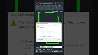 Hatch, (GapTolerance) - AutoCAD Tutorial 