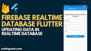 How to Update Data in Firebase Realtime Database Flutter | Flutter Firebase Database CRUD 2022