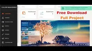 Advance College Management System in PHP | Source code with DB