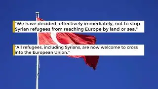 Syria war Turkey lets refugees exit towards Europe