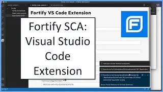 Visual Studio Code Extension for Fortify Static Code Analyzer