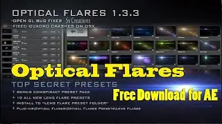 Optical Flares Plug In Download    Optical Flares Free Download for after Effect