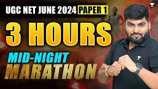 UGC Re-NET Paper 1 All Important Questions in One Shot | 3 Hours Paper 1 Marathon by Rajat sir