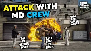 DAWOOD TARIQ IS DEAD | ATTACK WITH MD CREW | CRINIMAL SERIES #10 | GTA 5 PAKISTAN