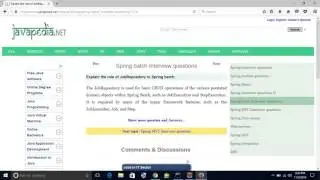 Explain the role of JobRepository in Spring batch.
| javapedia.net
