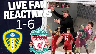 LIVERPOOL DESTROY LEEDS AT ELLAND ROAD! Leeds 1-6 Liverpool, LIVE Fan Reactions.