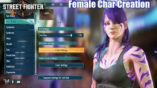 Street Fighter 6 - Female Character Creation (All Options Showcase)