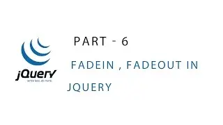 JQuery Tutorial | FadeIn & FadeOut